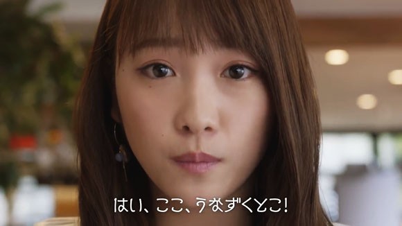 川栄李奈ちゃんオリックスの新cmは 野菜 です はい ここ うなずくとこ 意外です 彼氏は會田海心くん